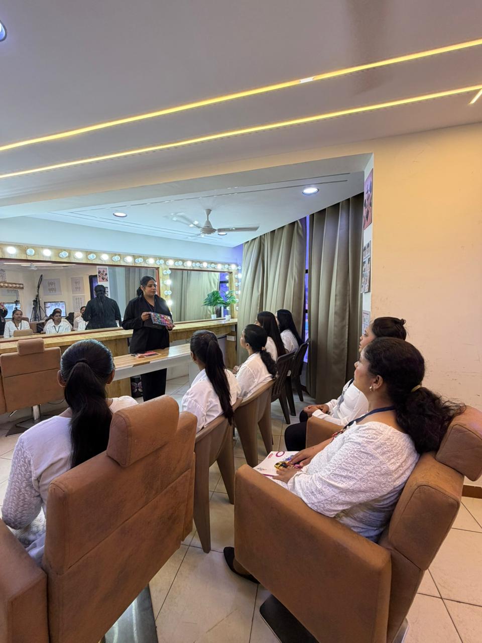 Modern Classrooms at Wibes Beauty Academy Ahmedabad